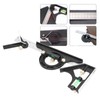 Combination Square Aluminum Alloy Stainless Steel Measuring Tool for Angle