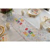 Happy Birthday Table Runner Colourful 30 cm x 5 m