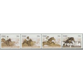 Prophila Collection Ireland 1415-1418 Four Stripes (Complete Edition) 2002 Racing Horses (Stamps for Collectors) Amphibians/Reptiles/Saurs