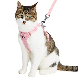 Blueberry Pet 5 Patterns Diagonal Striped/Reflective Cat Harness & Leash Sets