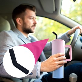 HINZIC 6Pcs Silicone Straw Tips 0.4 inch Wide(10mm Outer Diameter) for Metal Straws Food Grade Reusable Rubber Straw Covers Elbow Replacement Tip for Stainless Steel Straws