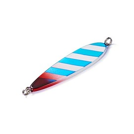 Jackson Salmon Baron Slim Spoon, 1.8 oz (50 g), ZBW Zebra Blue Double Glow