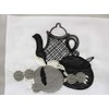 Householdfurnishing Embroidered Kitchen Window Pair Curtains Set Rod Pocket with