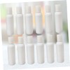 IWOWHERO 12pcs White Portable Lotion Dispenser Set Durable Plastic Round