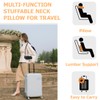 OUDQFCJ Inflatable Neck Pillow - U-shaped Neck Pillow with Adjustable