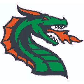 Seattle Dragons XFL Full Size Football Helmet Decals