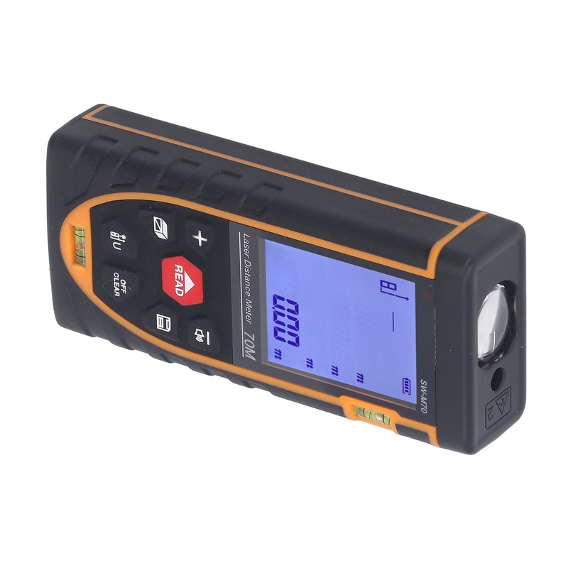 Infrared Laser Distance Meter Finder Large Backlit Screen High Accuracy