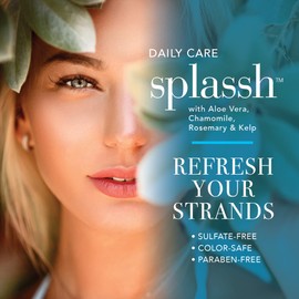 Brocato Splassh Daily Hair Conditioner: Moisturizing Conditioner with Fortifying Keratin and Natural Aloe Vera, Chamomile and Rosemary - No Sulfate or Parabens - For All Hair Types - 32 Oz