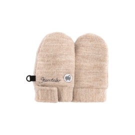 Sterntaler Mittens without thumb made of wool (merino) with cashmere feel, unisex, baby and children's gloves, lined with wool jersey, sand
