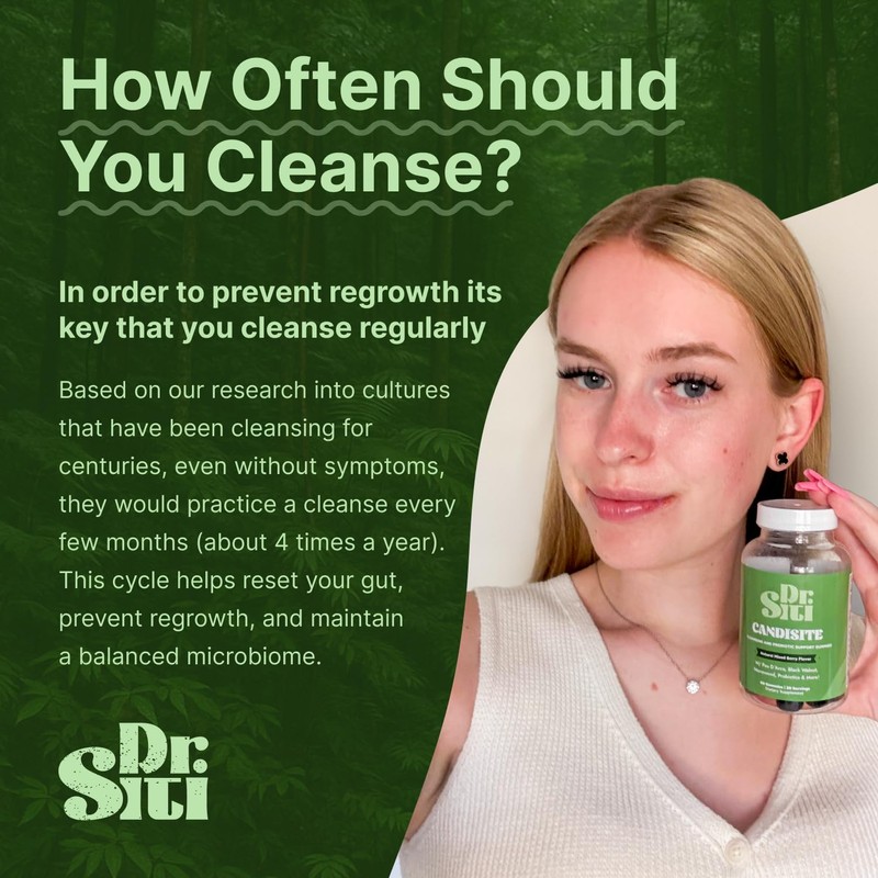 Candisite | Candida Cleanse | 10-in-1 Advanced Formula - Wormwood,