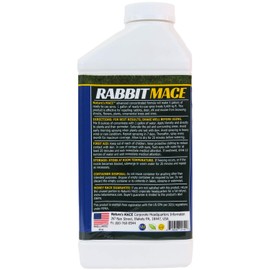 Nature’s Mace Rabbit MACE, Deterrent for Yard, Rabbit Repellent Outdoor, Mint Rabbit Spray, Garden, Lawn, Keep Rabbits Out, 40oz Concentrate, Covers 28,000 Sq Ft, Safe Around People, Pets, Plants