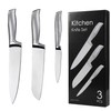 FONGDANLAITE 3PC Kitchen Knife Set for Beginners – 8 Inch