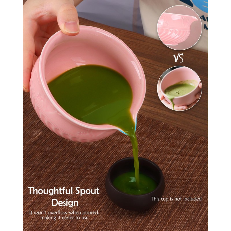 Matcha Tea Set (8, Pink)