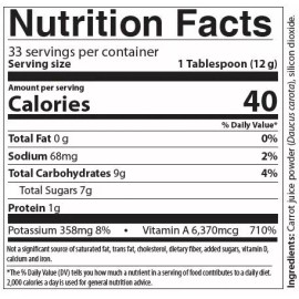 AIM Just Carrots 14.1oz Powder = 22lbs. of Carrots