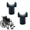 Wheelchair Seat Rail Guide Fits 7/8 Inch Tubing - Transport