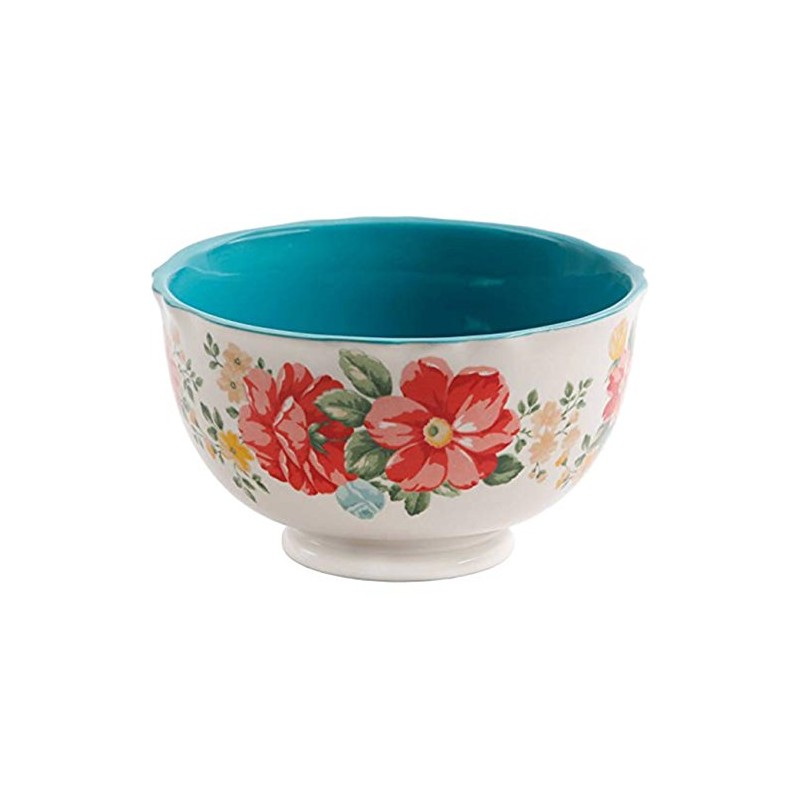 The Pioneer Woman Vintage Floral 6" Floral Footed Bowl