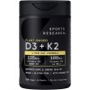 Sports Research Vitamin - D3 + K2 with 5000iu of