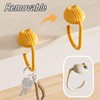 SamHeng Cat Bag Hooks for Table, 4 Pcs Cartoon Kitten