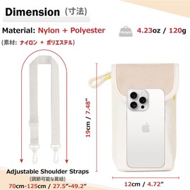 Azarxis Water Bottle Carrier Bag with 2 Pockets, Waterproof Crossbody Pouch Sling Sleeve Holder with Adjustable Strap for Walking, Camping, Gym, Travel, Purse Accessories (Gray)