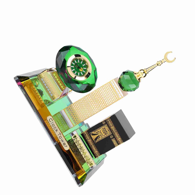 Muslim Kaaba Clock Tower Model Islamic Architecture Handicrafts Souvenirs Home