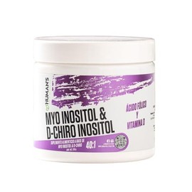 HUMAN’S HEALTH D-Chiro Inositol, Relación 40:1 Myo Inositol, D-Chiro Inositol con Acido Folico y Vitamina D3, Suplemento en Polvo para Mujeres, Apoyo Nutricional Diario, Bienestar Femenino Natural, 200 g