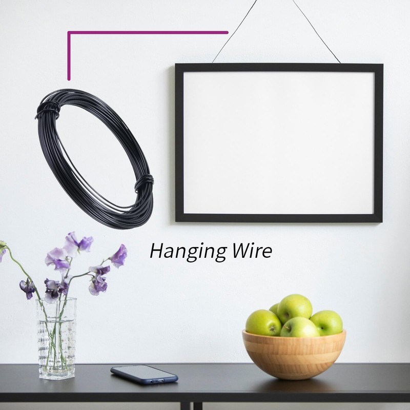 Mewutal 2 Pieces Picture Hanging Wire, Suitable for Photo Frame