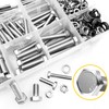 Mywish 448PCS M5 M6 M8 Screw Set, Metric Bolt Assortment,