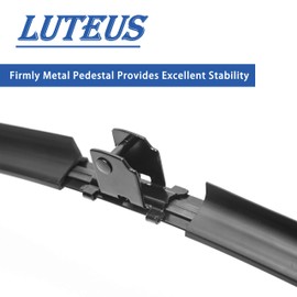 LUTEUS Wiper Blades Replacement for 2009-2019 Dodge Journey All- Seasons Windshield Wiper Blades 24"+19"+12"(Set of 3) U/J HOOK