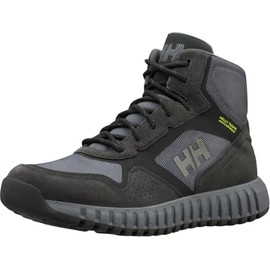 Helly-Hansen Monashee ULLR HELLY TECH Men's Waterproof Hiking Boots, HH Seam-Shield, Premium Suede, LWG Leather, PFC-Free DWR, 991 Jet Black/Charcoal/Ebony - 8