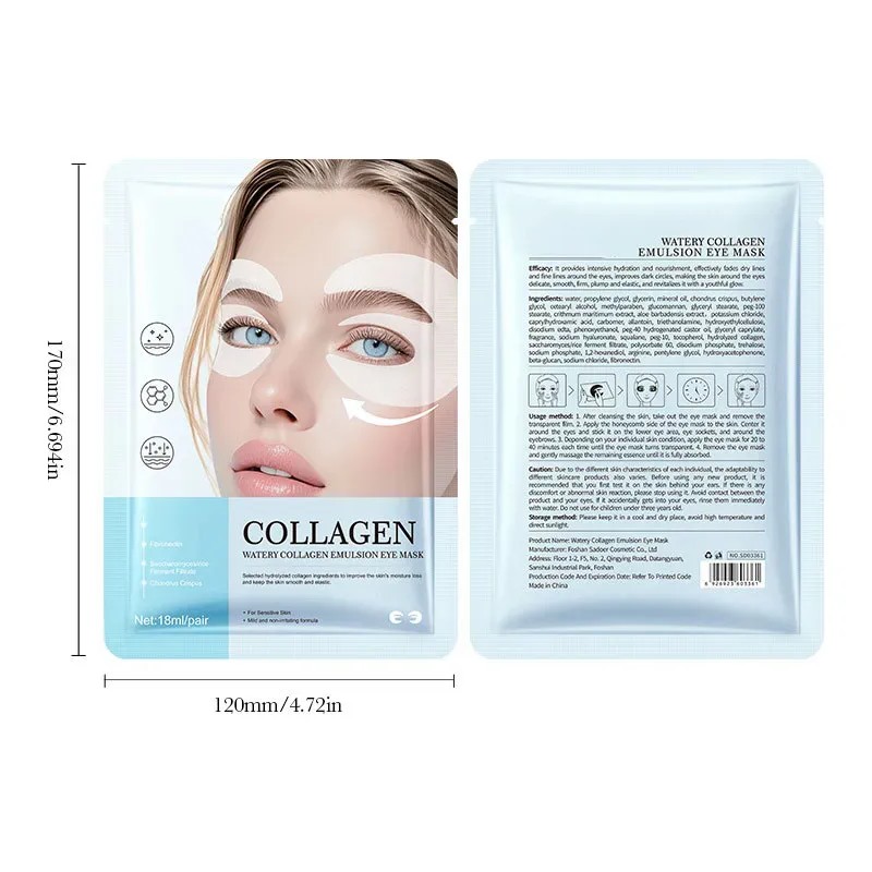 Mascarilla Hidratante Para Ojos Para Pieles Sensibles