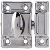 Merriway BH02199 Cupboard Cabinet Turn Catch Latch, Chrome Plated 45mm