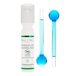 Contorno De Ojos Roll-On + Crio Esferas Vegano Orgánico Natural Con Ácido Hialurónico Y Granada | Skincare Antiedad | Skin Care Serum Hidratante Facial Contorno De Ojos Premium | Marie D'Argan