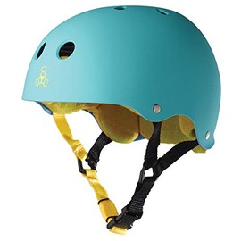 Triple 8 Brainsaver Sweatsaver Helmet Baja Teal Rubber S