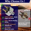Low Pressure Hydraulic Brake Light Switch, 45PSI Activation, 1/8" NPT