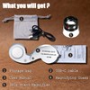 Professional 40X Jewelers Loupe & 15X Stand Magnifier Set