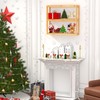Domax Bamboo Bathroom Shelf 3-Tier Wall Mount Storage Rack Multifunctional