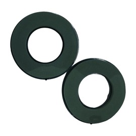 Floralcraft® 8" Foam Wreath Rings with Plastic Back - Set of 2 | Perfect for Funeral Tributes, Door Wreaths, and Table Centerpieces
