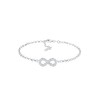 Elli Women's Bracelet Infinity Symbol Basic with Crystals, Silver, Crystal