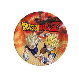 Comogiochi - Teller 23 cm Dragon Ball Z, mehrfarbig, 5CG82007