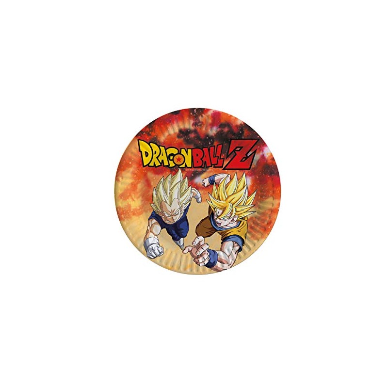 Comogiochi - Teller 23 cm Dragon Ball Z, mehrfarbig, 5CG82007