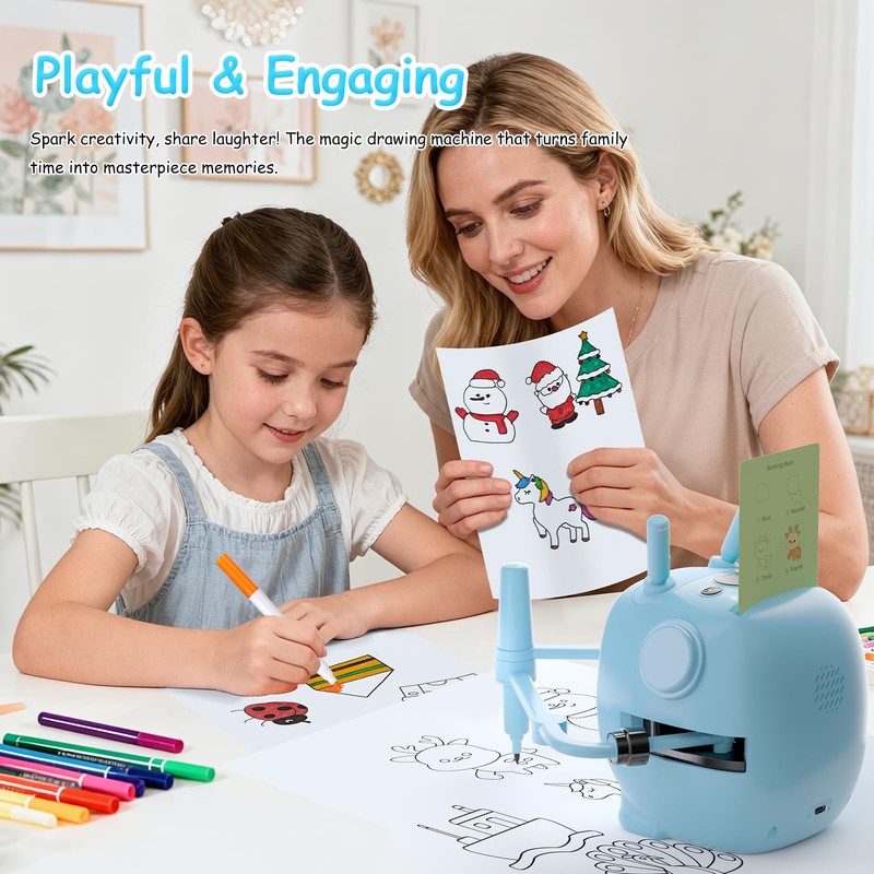 Art Enlightenment Drawing Robot: Educational Interactive Learning Toy for Kids