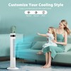 Antarctic Star Tower Fan Portable Floor Fans 85°Oscillating Fan 36''