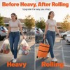 Bolsa de Compras Plegable 2 en 1 con Ruedas, Carrito