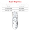 cciyu 20 pcs T5 17 86 206 White Halogen Light