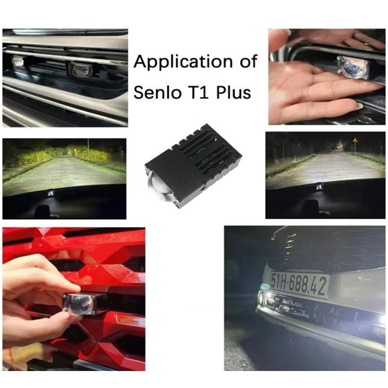 MYM-AUTO 2PC 160W Grile LED Light Pods Car Front Headlight