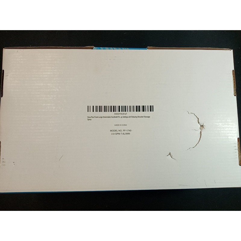 Flux Fresh Filtered By Nature Handheld Filtered Shower Head with