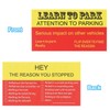 PATIKIL Bad Parking Cards Learn to Park Attention to Parking
