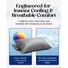 SLEEPHORIA Cooling Pillow Cases for Hot Sleepers, 2 Pack King