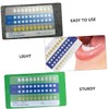 minkissy Sets Pcs Oral Supplies Tooth Contrast Cards Teeth Colour