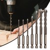 Drill Bit Set for Metal, 7X Screw Driving Bits, Non-Slip